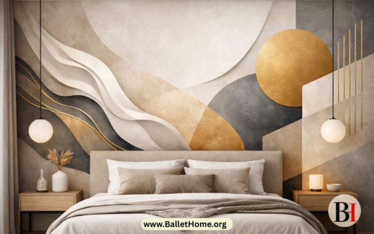 Abstract Wall Mural Ideas for Bedroom Contemporary Makeover