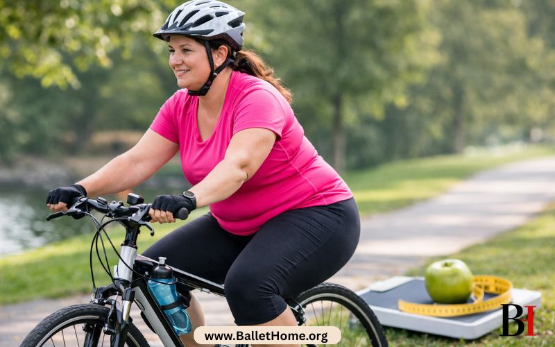 Doing Cycling exercise to loose weight