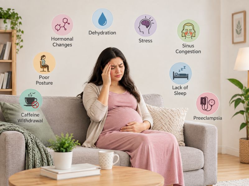 Remedies For Headaches During Pregnancy