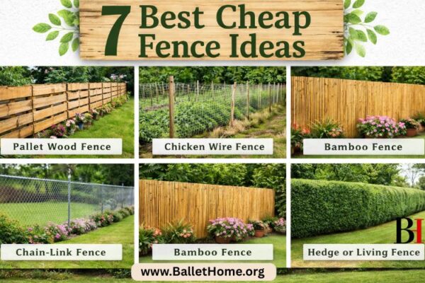 7 Best Great Cheap Fence Ideas For You