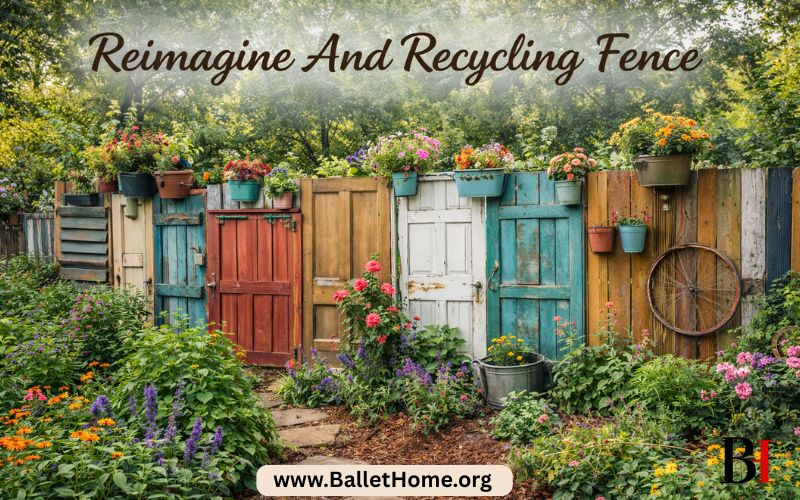 Reimagine And Recycling fence