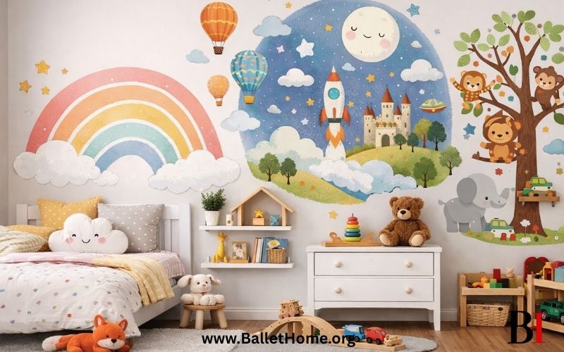 Wall Decoration and Paint Ideas for Kids Room