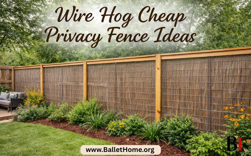 Wire Hog Cheap Privacy Fence Ideas