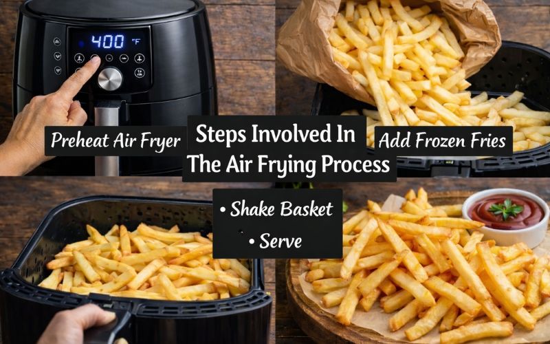 Steps Involved in the Air Frying Process Fries