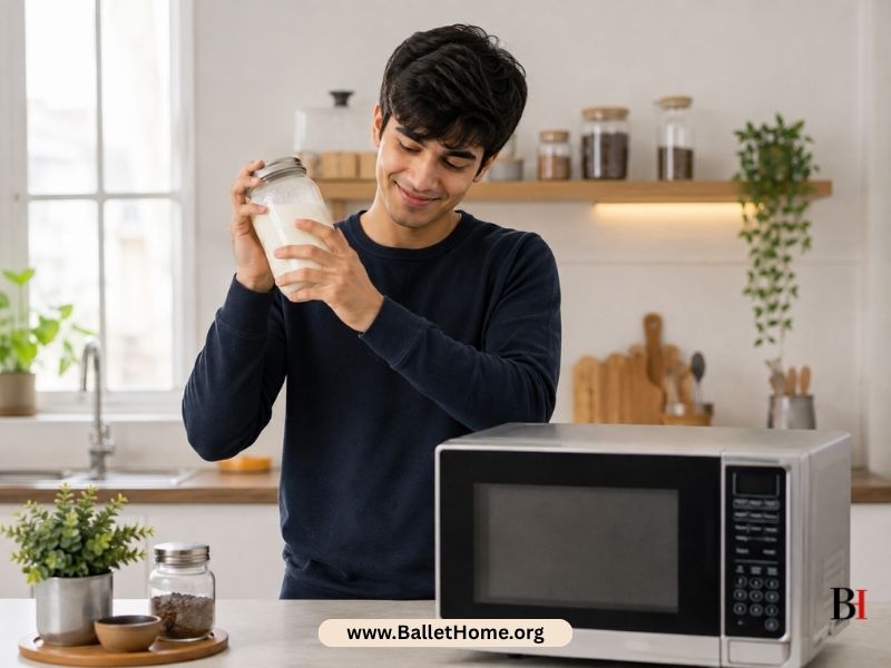 Making a Latte With a Microwave