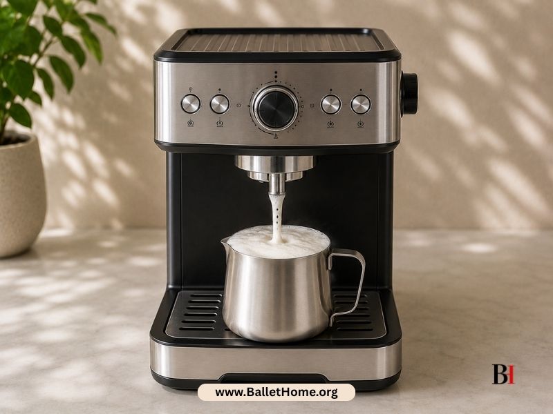 Making a Latte With an Espresso Machine