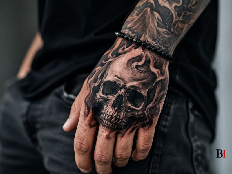 Skull Hand Tattoo